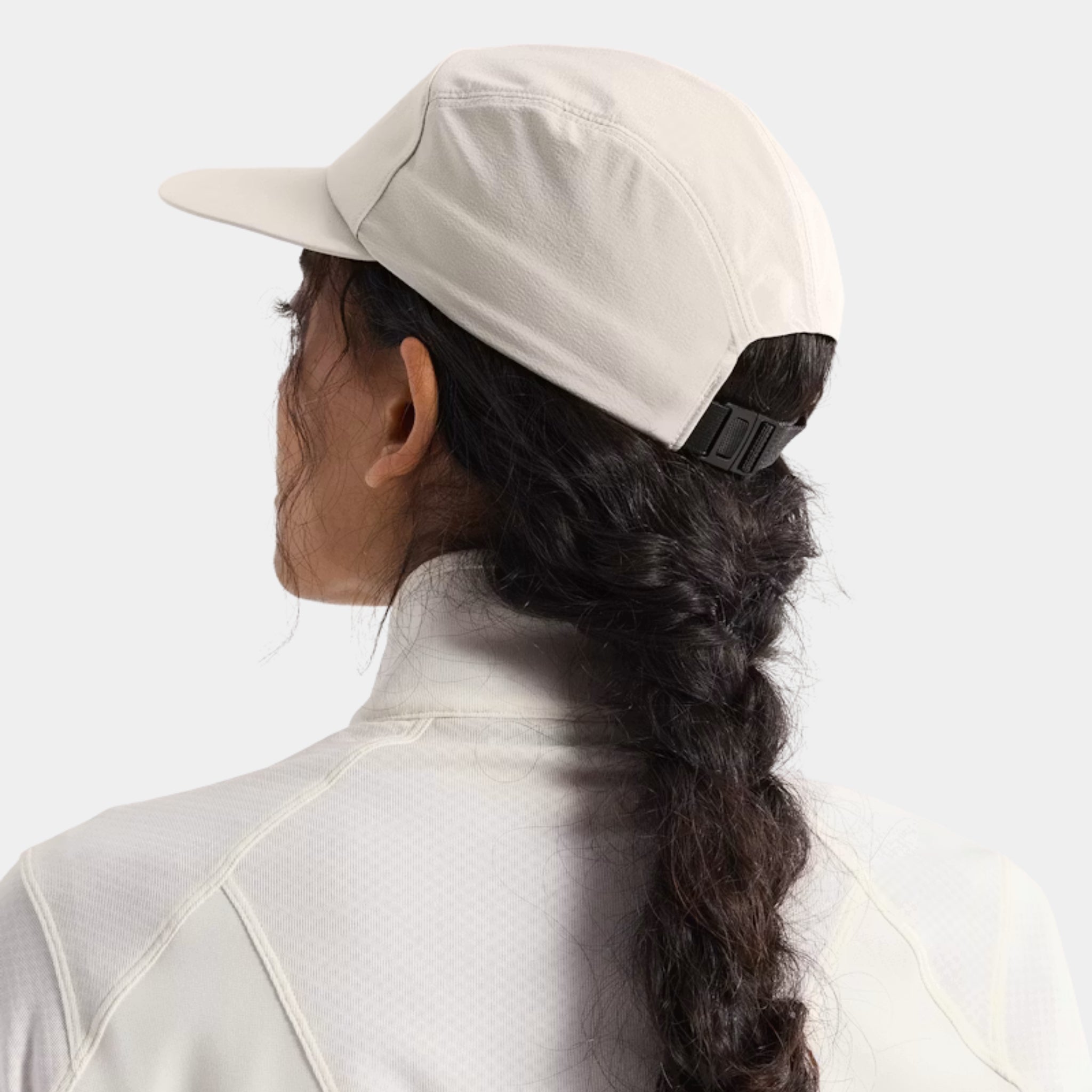 U.S. Elite Arc'teryx Gamma 5-Panel Cap for hiking and climbing in rune/ tan color
