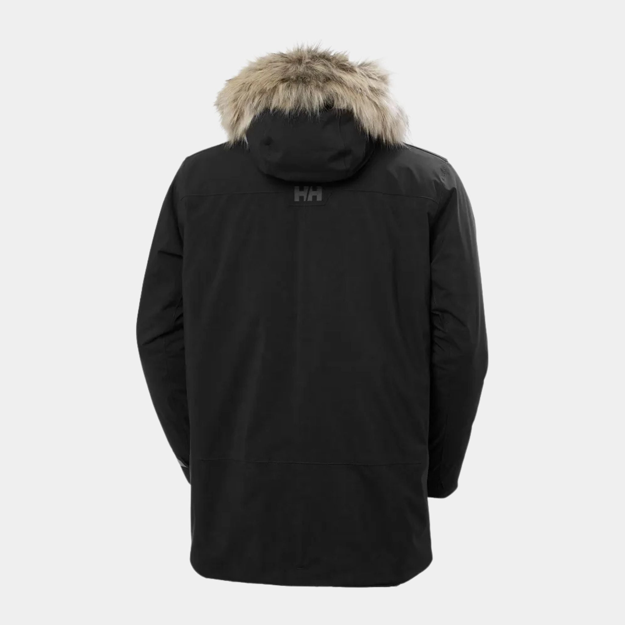 Back view of the Helly Hansen Reine Parka in Black