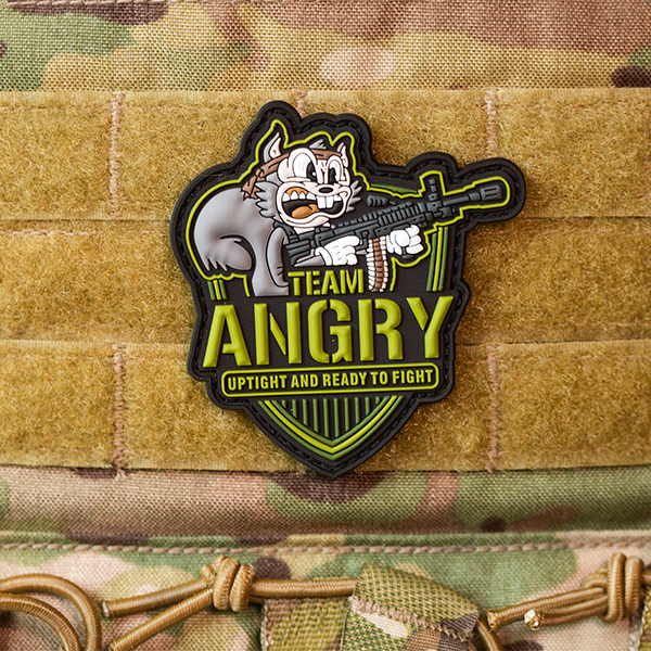 Team Angry Squirrel Shield Patch