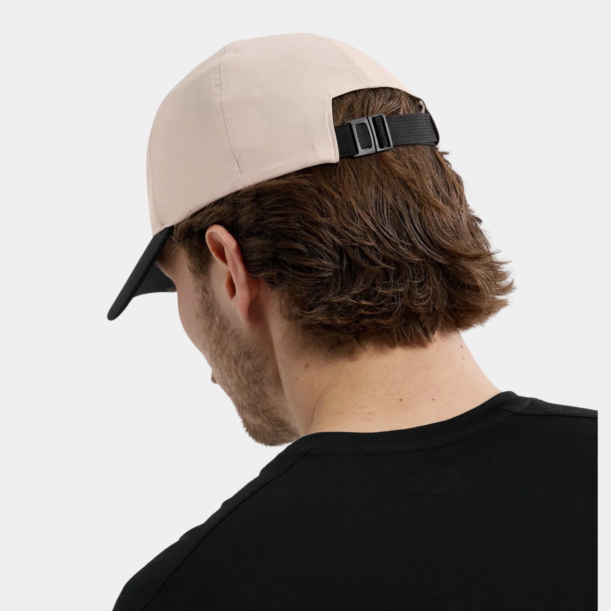 u.s _elite _Arc'teryx Bird Word Cap for hiking, travel, and everyday wear in rune/black color