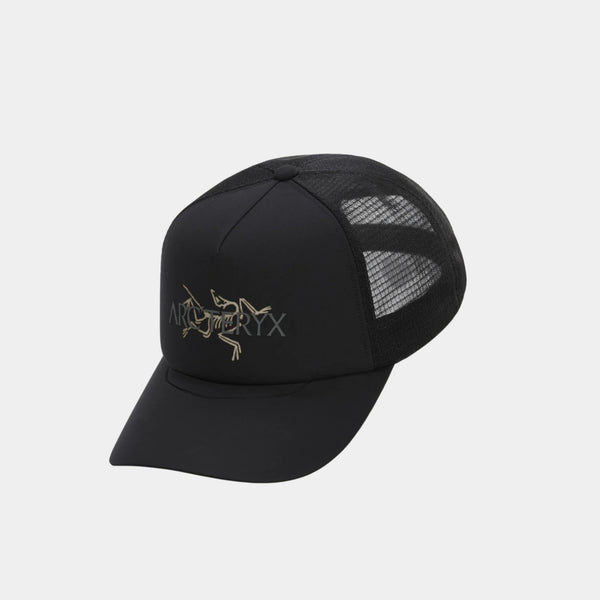 Arc’teryx Bird Trucker Cap Black Arc'teryx Bird Word Trucker Hat | US Elite