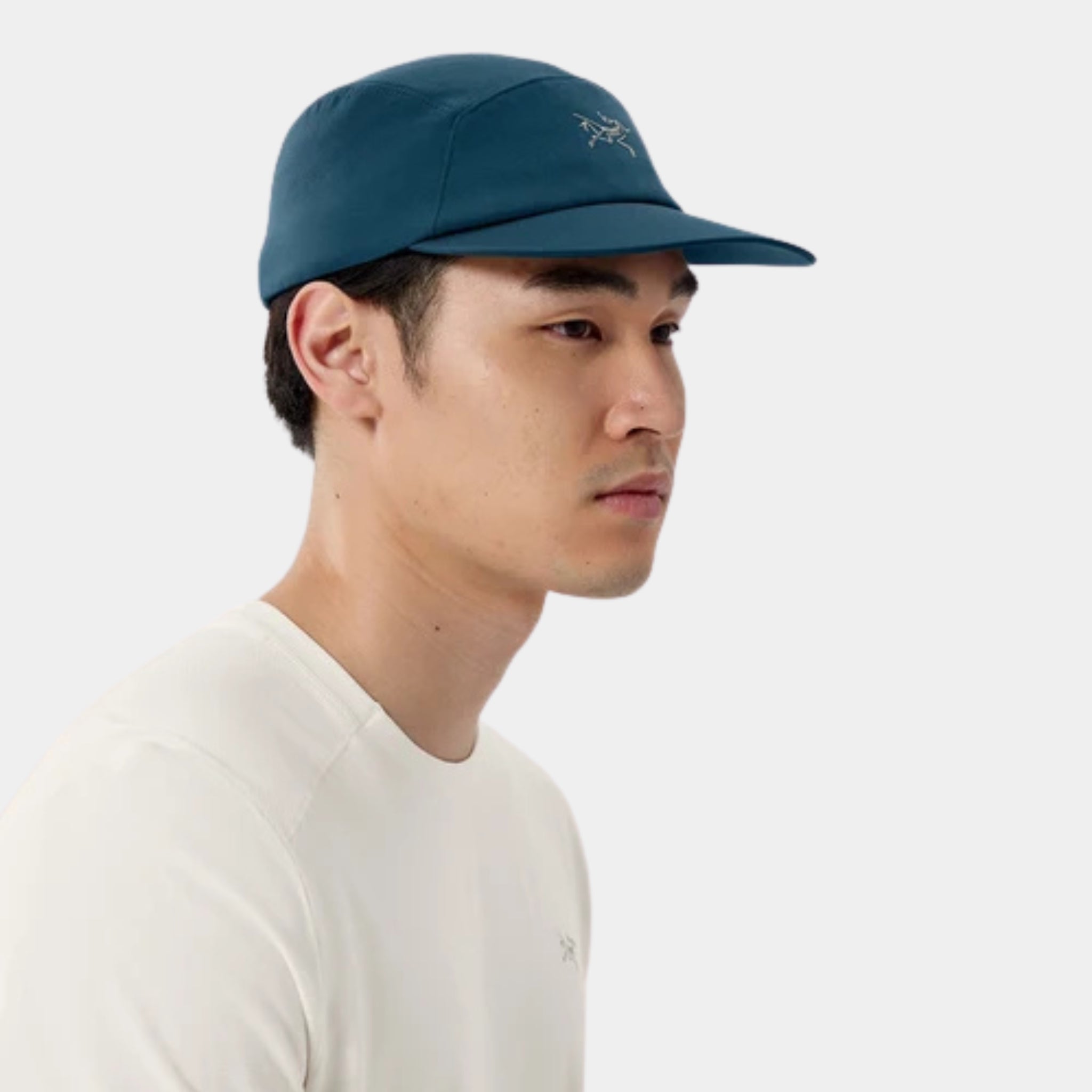 U.S. Elite Arc'teryx Gamma 5-Panel Cap for hiking and climbing in Nightscape / blue color