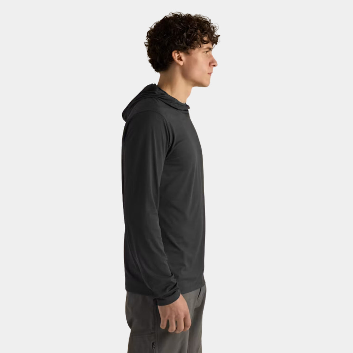 Arc'teryx Cormac Hoody lightweight moisture-wicking technical layer in black color