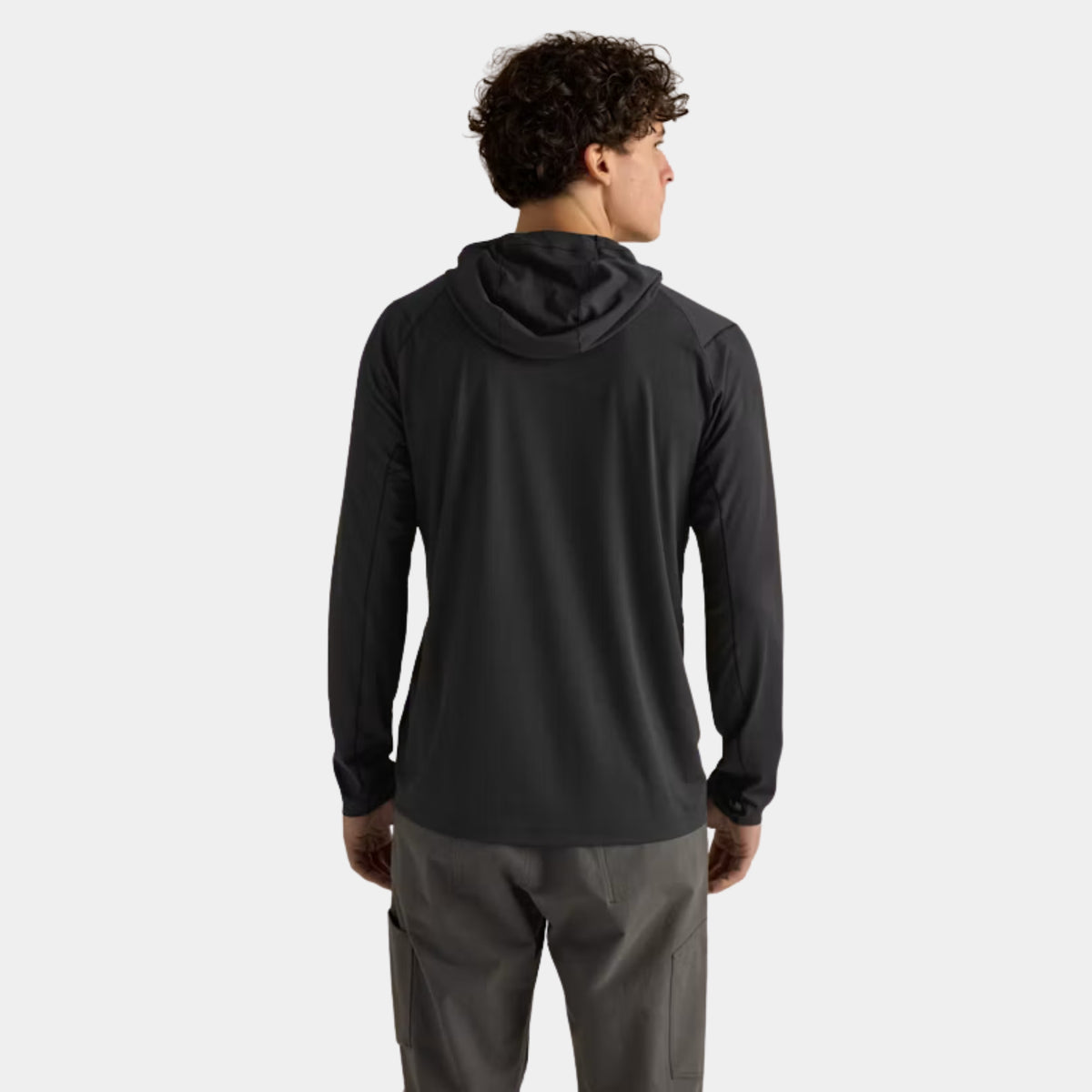 Arc'teryx Cormac Hoody lightweight moisture-wicking technical layer in black color