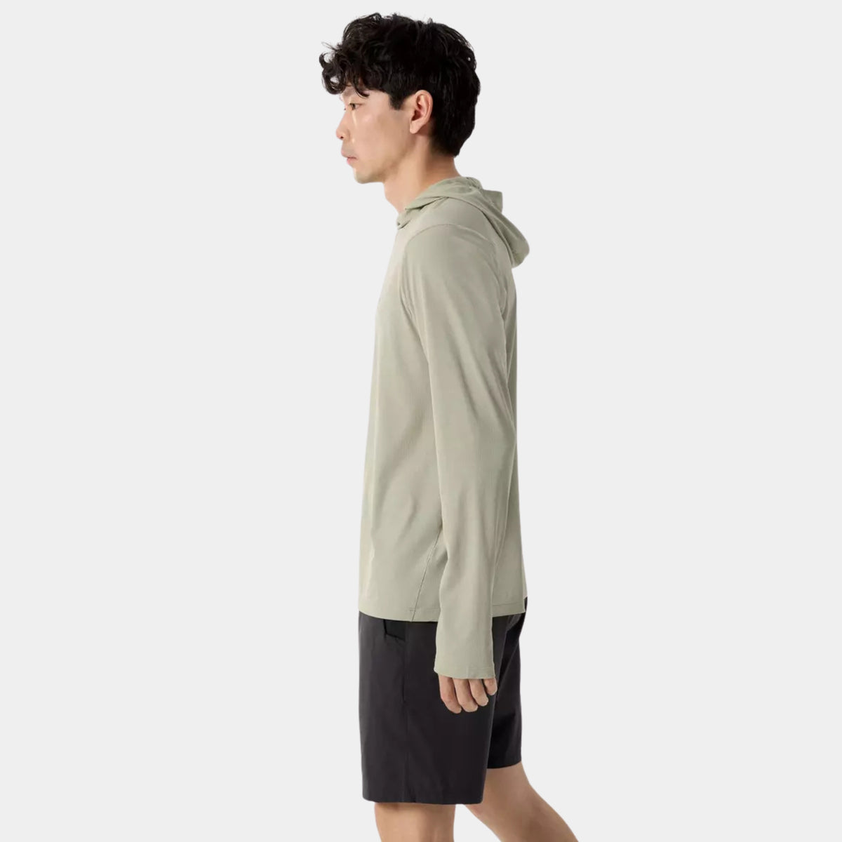 Arc'teryx Cormac Hoody lightweight moisture-wicking technical layer in habitat color