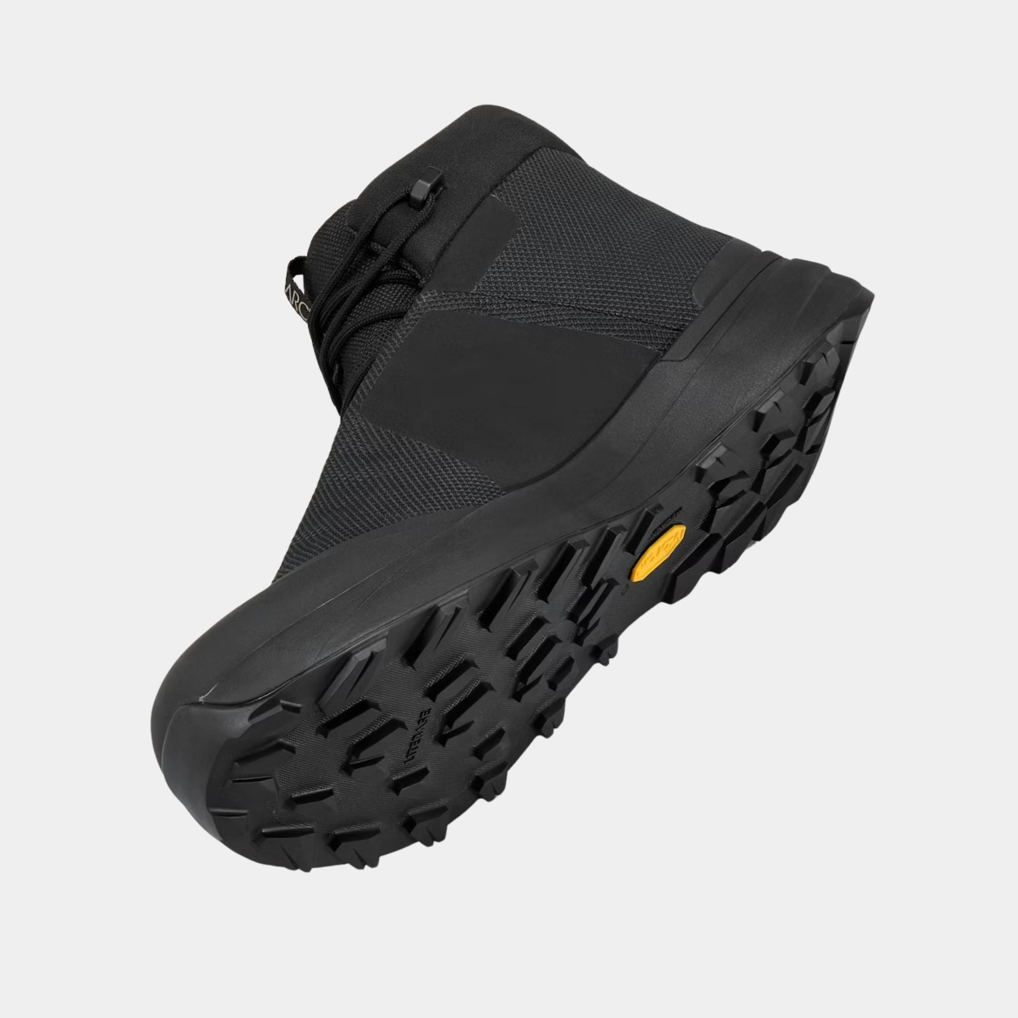 Side view of the Arc’teryx Kopec Mid GTX Boot showing the Vibram sole
