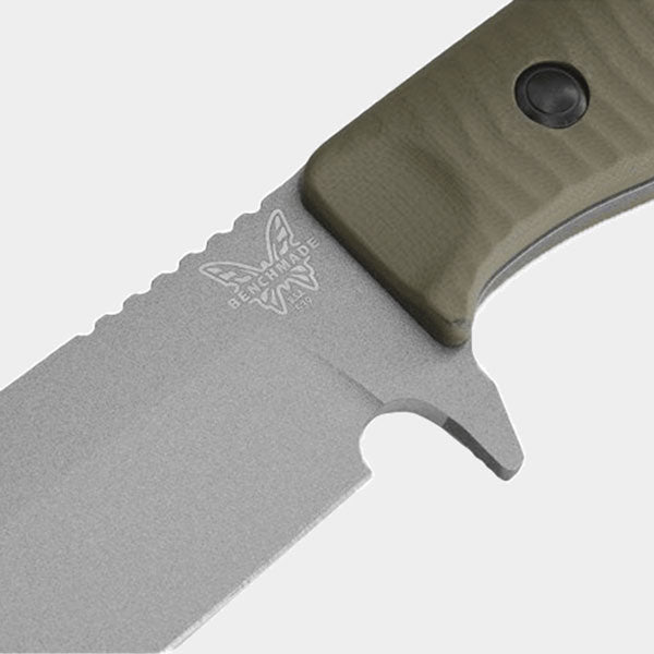 Benchmade 539GY Anonimus fixed blade with OD Green G10 handle