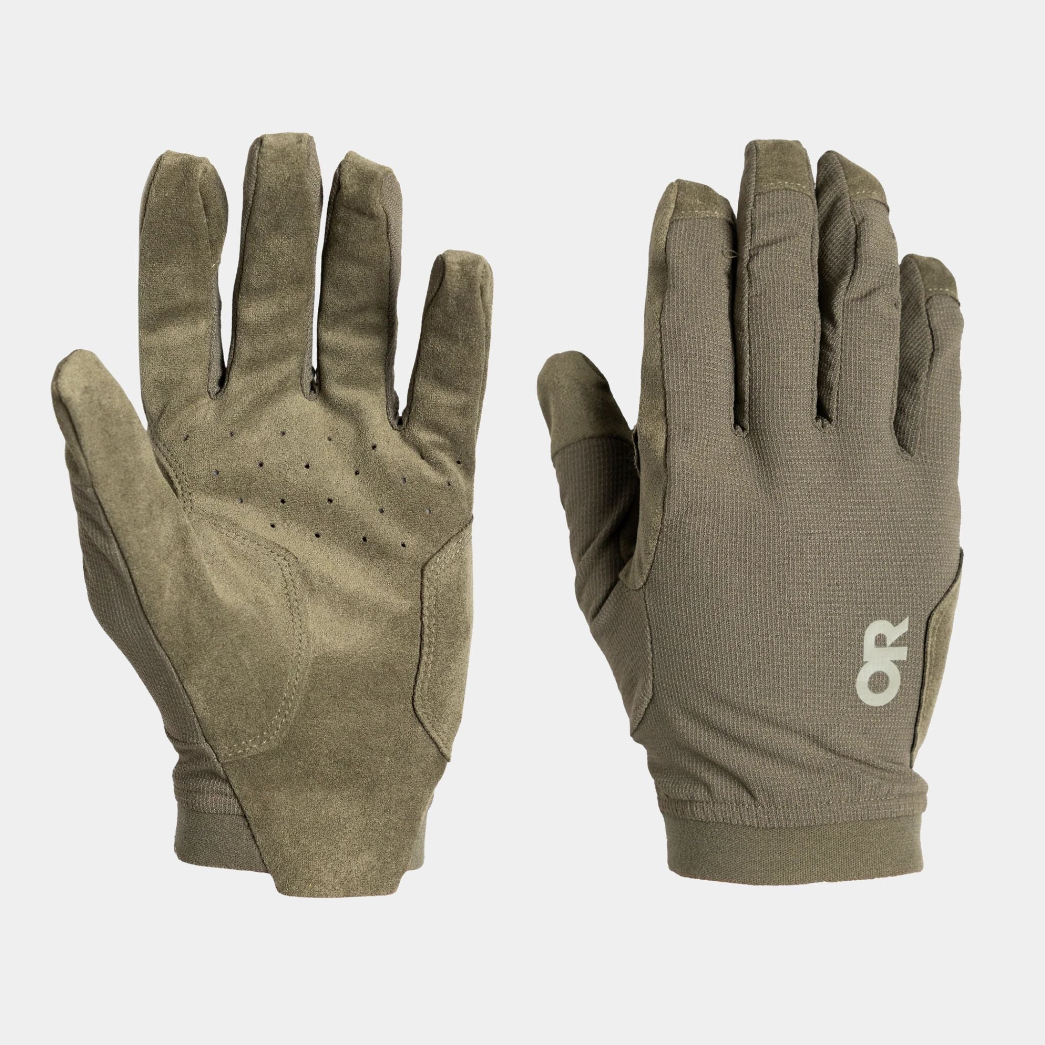 Top and bottom of the OR Ironsight II LT Gloves in Ranger Green at US Elite