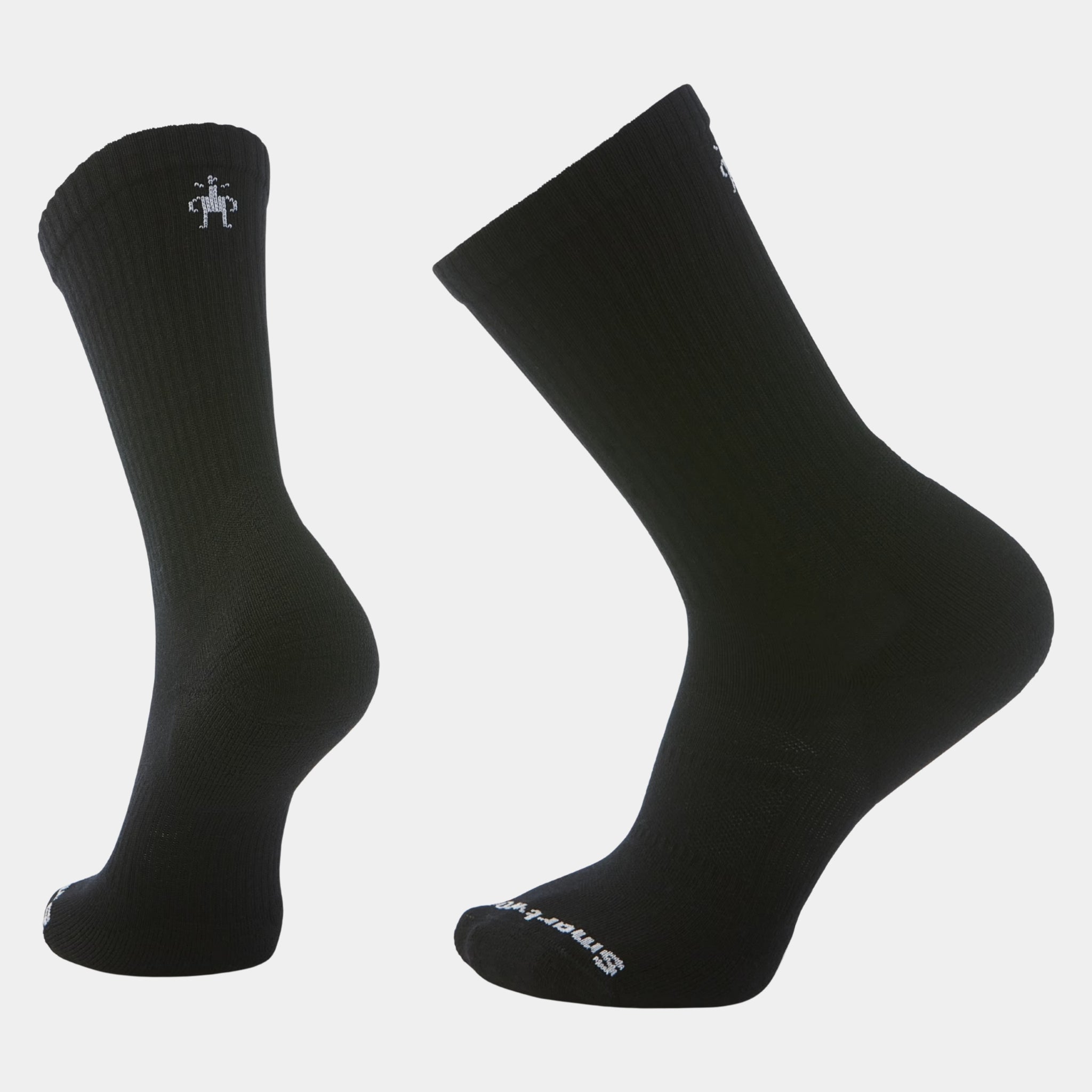 Smartwool Everyday Athletic Crew Socks in Black featuring Merino wool at US Elite