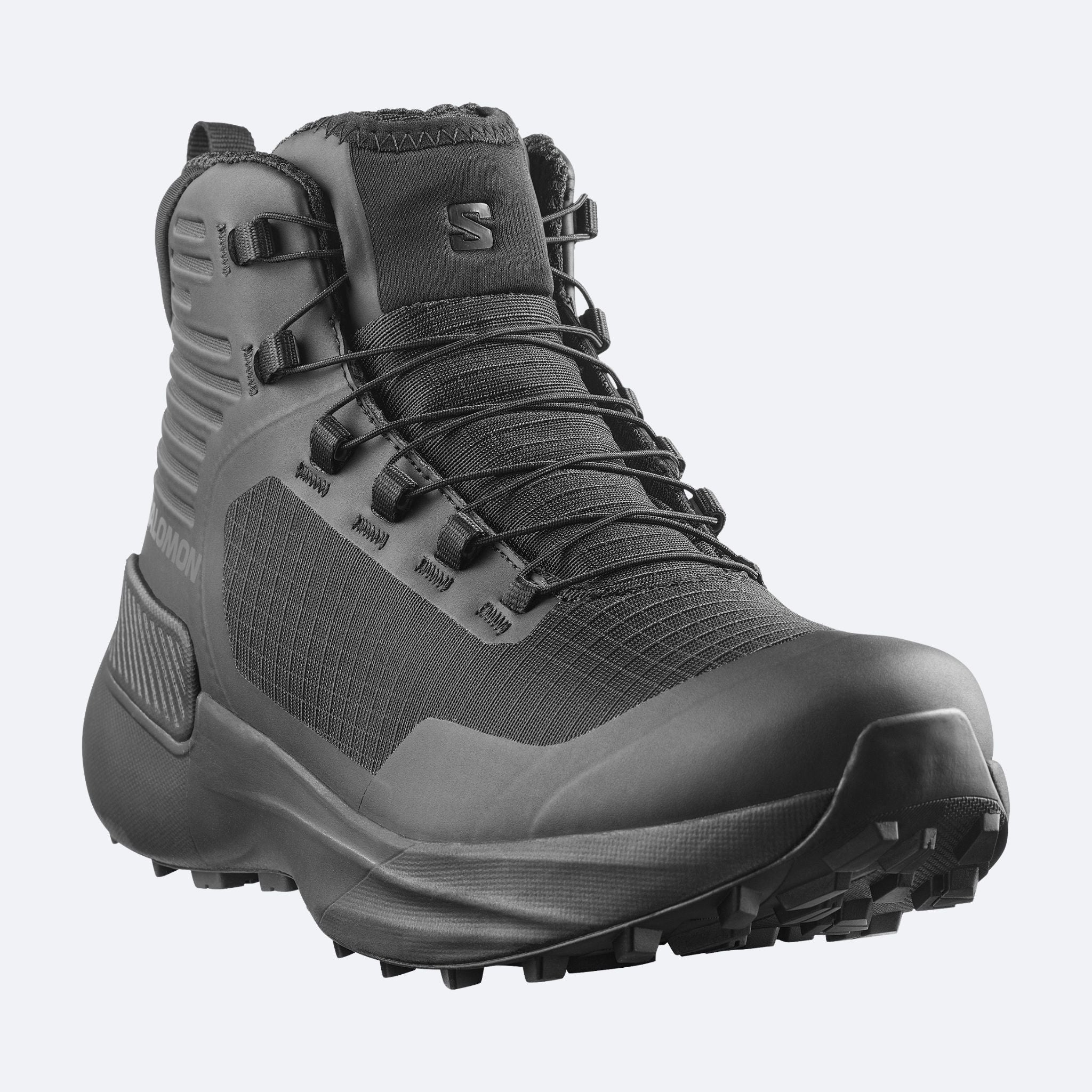 Black Genesis boot on a white background