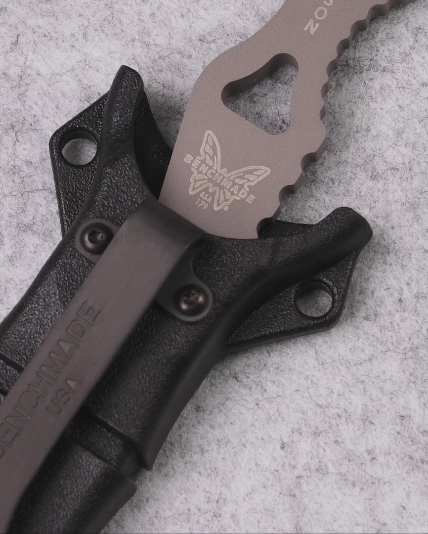 Benchmade 179 SOCP Rescue Tool with rescue hook and emergency tools