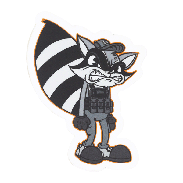 Ratchet Raccoon Team Angry Sticker