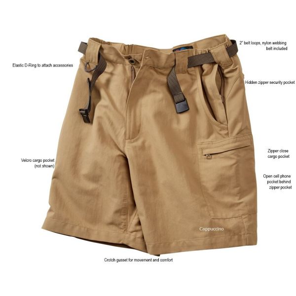 RailRiders Men's Bone Flats Shorts