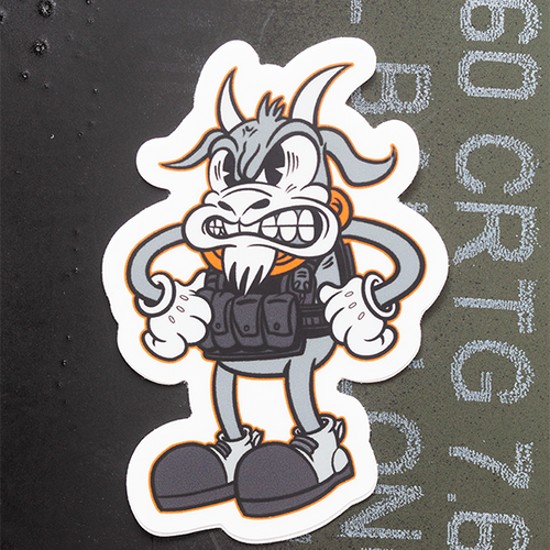 Billy Goat Sticker TP Billy Goat Team Angry Sticker