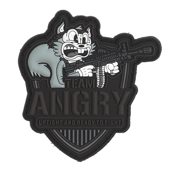 Team Angry Squirrel Shield Patch