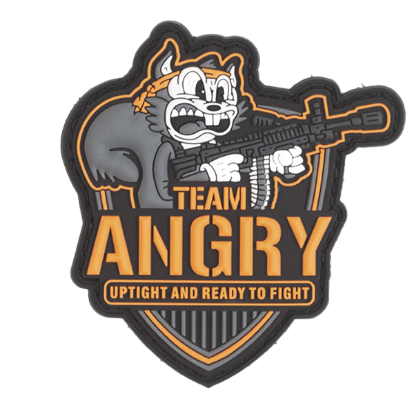 Team Angry Squirrel Shield Patch
