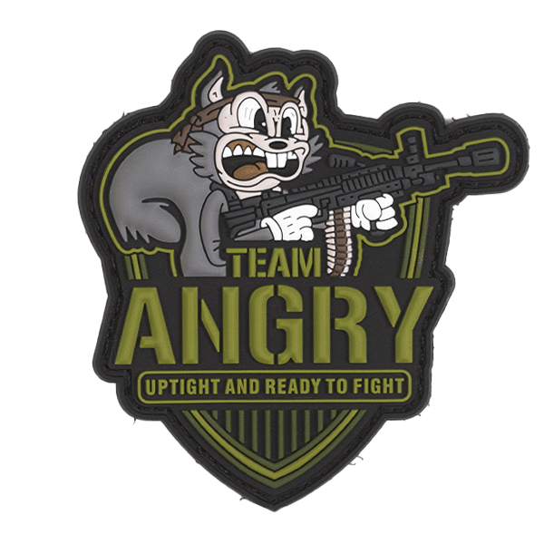 Team Angry Squirrel Shield Patch